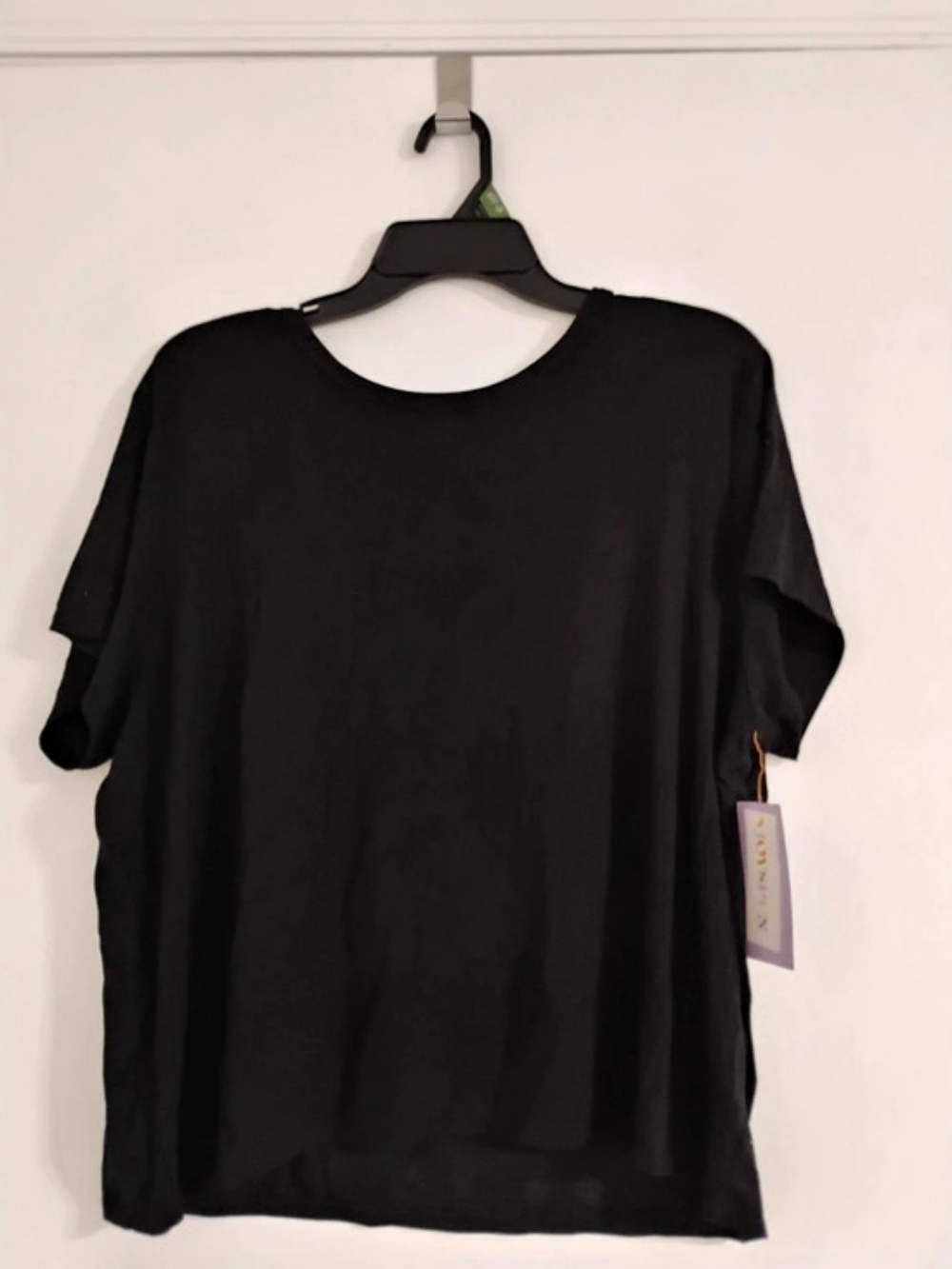Joyspun Waeco Black Short Sleeve Tee XL NWT